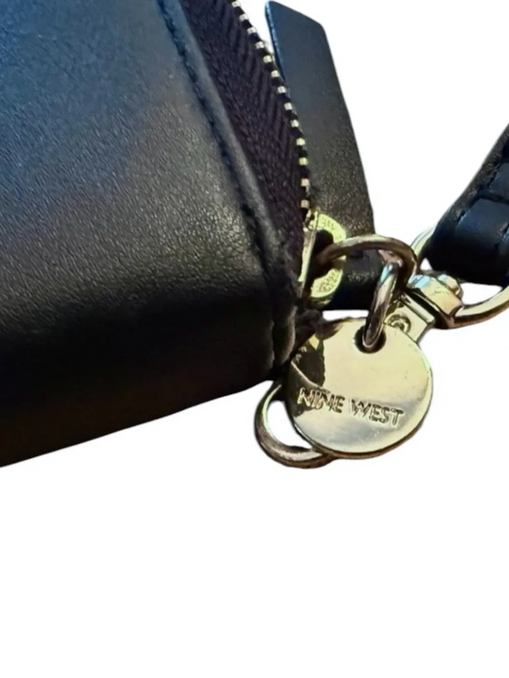 Nine West black leather
